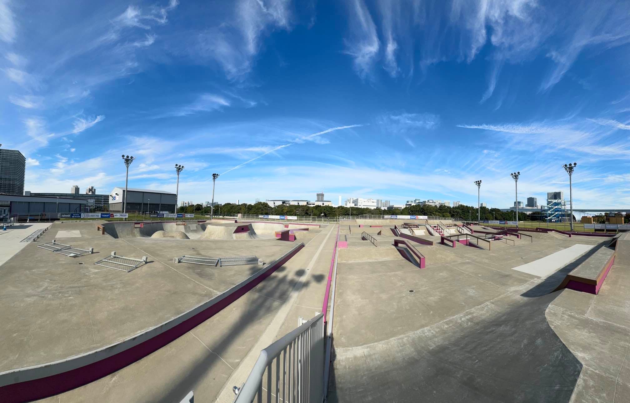 ①スケートボードパーク(全エリア)